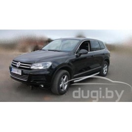 Боковые пороги (подножки) "ALYANS" для Touareg (2003-2009)